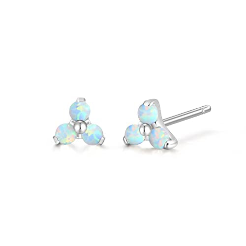 Limerencia G23 Pure Titanium Hypoallergenic Earrings | F136 Implant Grade Titanium Jewelry for Sensitive Ears - color: Trinity Opal