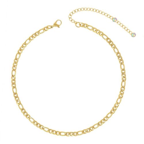 VAMA FASHIONS Adjustable 18K Gold Plated Figaro Chain Ankle Anklet Leg Toes Foot Payal Heel Anklets Bracelet Chains For Women