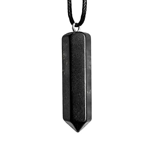 Shungite Pendants - Various Geometric Shapes - Authentic Stone - Certified - style: Fortitude