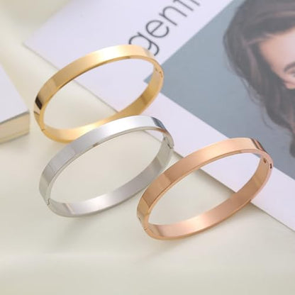 18K Gold Bangle Bracelets for Women 925 Sterling Silver Bracelets Bracelets Adjustable Boho Bracelets Stackble Cuff Bangle Bracelets for Men Women Chunky Gold Bangle Open Cuff Bracelets Christmas Gift - color: Bracelets-24