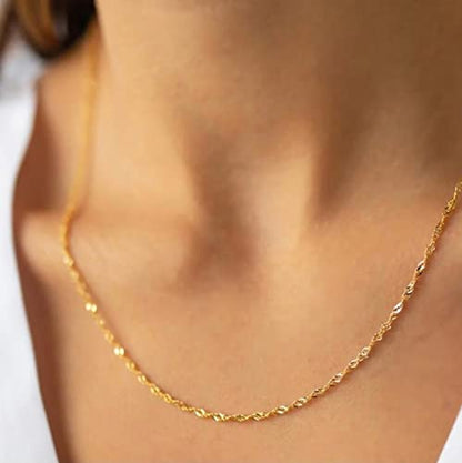 Herringbone Choker Necklace Set Double Layer Snake Chain Herringbone Chain Necklace Layering Necklace Set Cuban Chain Necklace for Women - style: Layered 1.5 Snake+new rope-GD