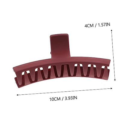 Outanaya Large Hair Claw Clips 3pcs Set Stylish Acrylic Hair Snap Clips Hair Barrette Hair Clamp Clip for Hair