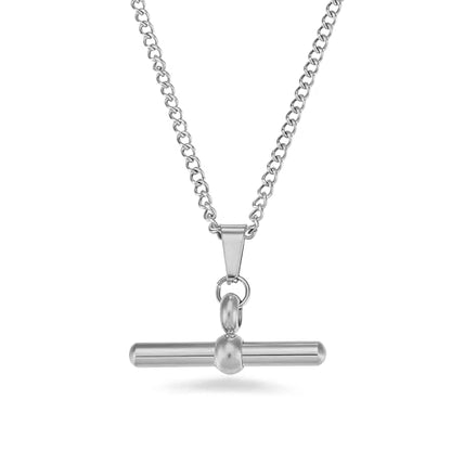 Layered Necklaces for Women Pearl Necklace Stack Gold T Bar Necklace Set Dainty Heart Pendant Jewelry Trendy 2026 Fashion Accessories Gifts - color: A6:1pcs-silver