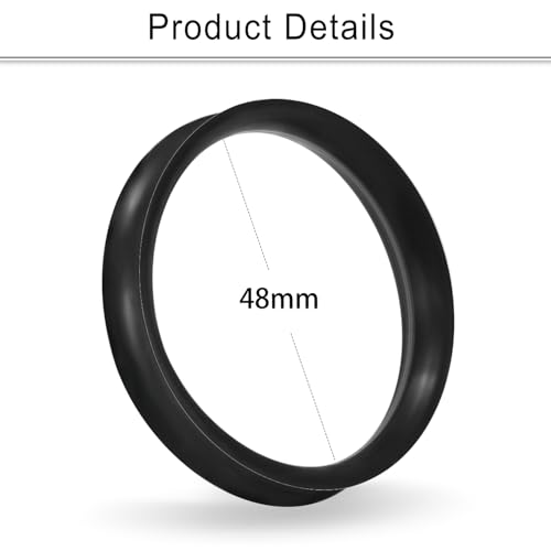 Cisyozi 10G-50mm Thin Silicone Gauges for Ear Flexible Double Flare Gauges Tunnels Expander Stretching Gauge Earlets Plugs Gauges Kit Earlets Retainer Same Sizes 3 Colors - style: Size: 48mm = 1 7/8 inch
