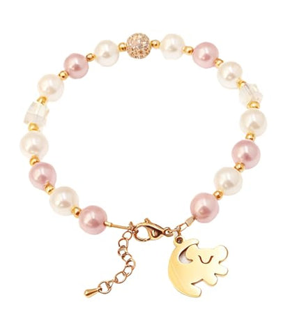 Lion Necklace Dainty Lion Lover Bracelet Earrings Animal Kingdom Gift Valentine's Jewelry - style: White+Purple-1