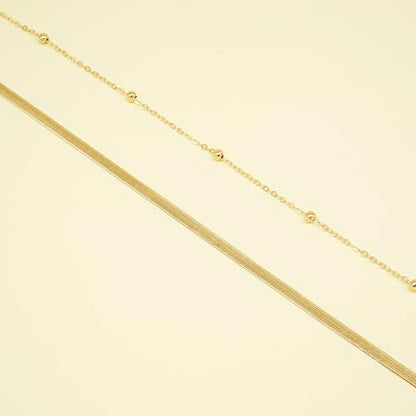 14K Gold Plated Belly Chain for Women, Boho Bikini Waist Jewelry | Adjustable Fit, Dainty Layered Look, Pearl, Shell & Starfish Options, Boho Body Jewelry, Beach, Vacation - color: Gold-Plated 1
