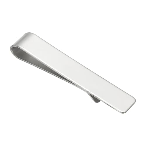 PATIKIL Skinny Tie Clips, Stainless Steel Tie Clips for Men - color: Silver