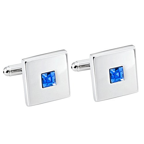Urban Jewelry Mens Stainless Steel Nautical Knot Cufflinks Formal Wear | Nautical Cufflinks Stainless Steel Rust Resistant Finish Formal Wear Essential Business Style Essential Design - color: Silver Color Square Cufflinks