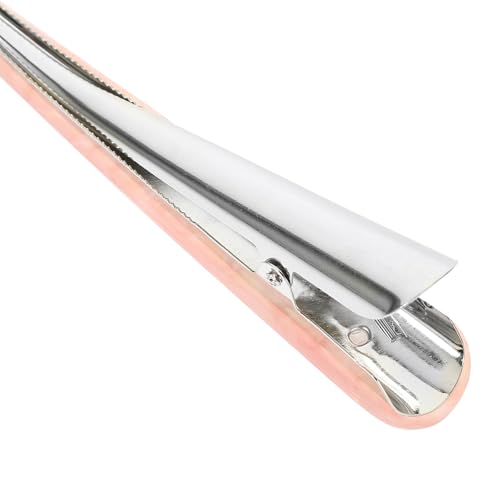 3pcs Acrylic Hair Clips Set for Women, Long Large Hairpin Barrettes in Pink, Coffee, and Cream, Decorative Hair Accessories for Styling and Everyday Use