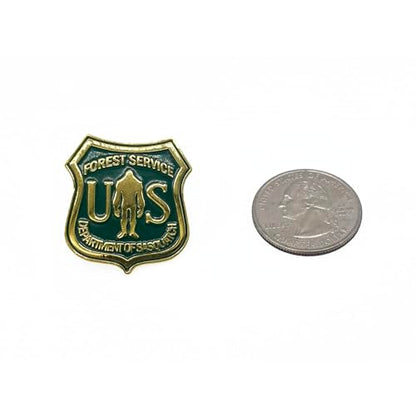 Bigfoot Enamel Lapel Pin - for Fans of Bigfoot and Sasquatch - style: Dept. of Sasquatch Green
