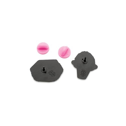 Enamel Pin Set (2 Pins Per Set) for Backpack, Bag, Lapel, Noodles, Food, Kawaii Button Collector - style: Musubi & Shaved Ice