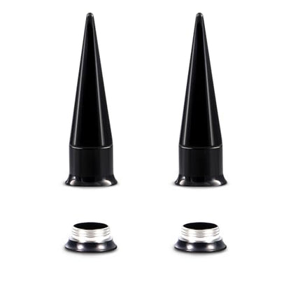 Piercing Taper Stretching 2 in 1 Ear Tunnel Gauges Stretcher Stainless Steel Internally Threaded Plugs Gauge for Ears Women Men 1G 7mm - color: Black, size: 9mm