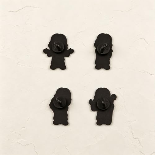 2/4/5/20pcs Funny Enamel Pins Bulk - Aesthetic Hard Enamel Lapel Pins Set, Art Brooches for Backpacks, Jackets, Hats, Bags, Lanyards, Cute Animal Pins for Adults, Kids, Women, Men - style: 4pcs Jesus