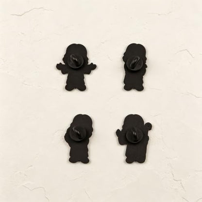 2/4/5/20pcs Funny Enamel Pins Bulk - Aesthetic Hard Enamel Lapel Pins Set, Art Brooches for Backpacks, Jackets, Hats, Bags, Lanyards, Cute Animal Pins for Adults, Kids, Women, Men - style: 4pcs Jesus