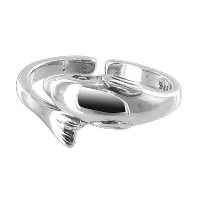 Gem Avenue 925 Sterling Silver Toe Rings Collections – Beach, Celtic, Heart, Dolphin, Flower & More Designs for Women – Elegant Adjustable Summer Jewelry - style: Style 6