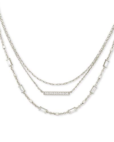 Kendra Scott Addison Multi Strand - color: RHODIUM - RHODIUM METAL