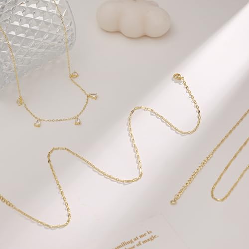 Layered Necklaces For Women,Dainty Gold Plated Necklace Stack Prom Layering Necklaces For Women Trendy Chain Cross Choker Necklace Set Fashion Accessories - color: 3set-1