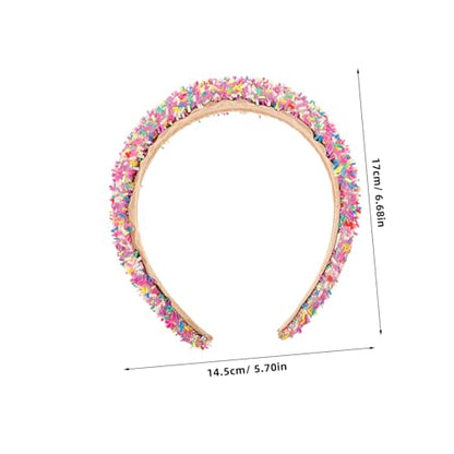 Outanaya Wide Headband Women's Fashion Headband Makeup Styling Padded Accessory