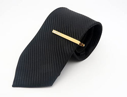 Men Crystal Tie Clip Tie Bar for Regular Necktie Silver In Gift Case | Purple/Blue/Red/Black/White Crystal Tie Pin for Men Business Anniversary Wedding Party Office Formal Daily Occasions Suit - style: Transparent Crystal Gold Plated Tie Clip