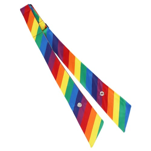 tiemart Crossover Tie - color: Rainbow