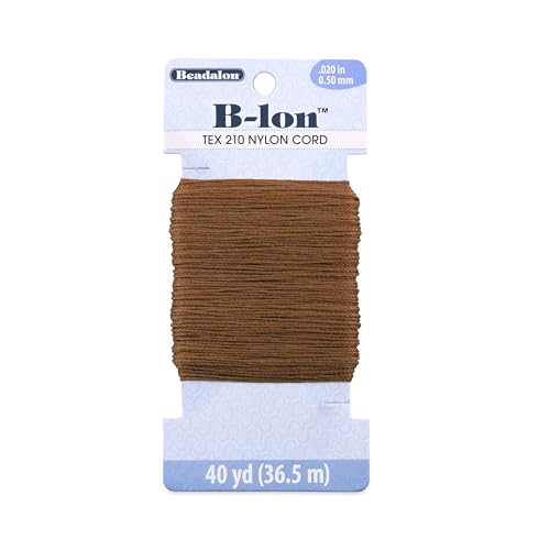 Beadalon B-LON Cord, TEX 210, 0.50 mm, Copper, 40 yd - size: 40 yd, style: Copper