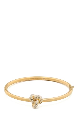 kate spade new york Double Knot Pave Hinged Bangle - color: Pave Gold