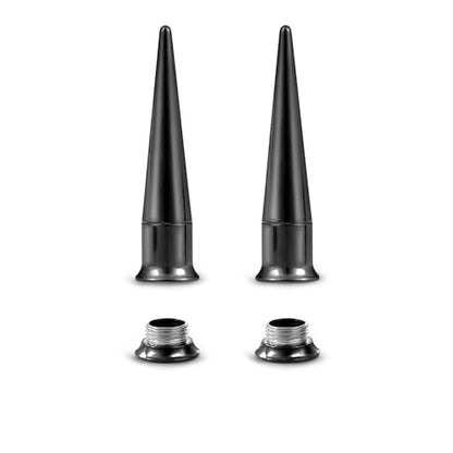 Piercing Taper Stretching 2 in 1 Ear Tunnel Gauges Stretcher Stainless Steel Internally Threaded Plugs Gauge for Ears Women Men 1G 7mm - color: Black, size: 1G(7mm)