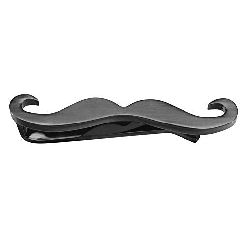HAWSON 2 inch/ 2.2 inch Tie Clip for Men, Novelty Tie Bar Clip for Men and Boys, Interesting Tie Clip for Party - color: Black Beard