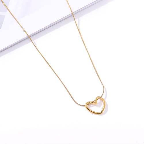 Heart Pendant Necklace – Dainty & Minimalist Style for Daily Wear - style: Minimalist/Dainty