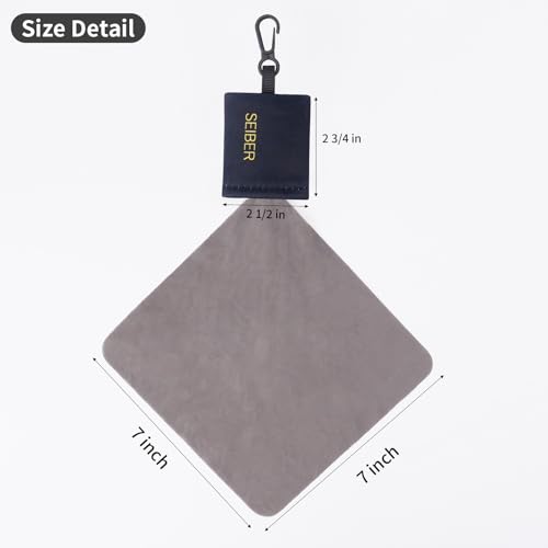 Reusable Microfiber Glasses Cleaner Cleaning Cloth Wipes with Pouch BK,4Pcs | Portable Pouch Keychain for Eyeglass Lens Sunglasses Jewelry Electronics and Screen,Scratch-Free,Streak-Free, Lint-Free
