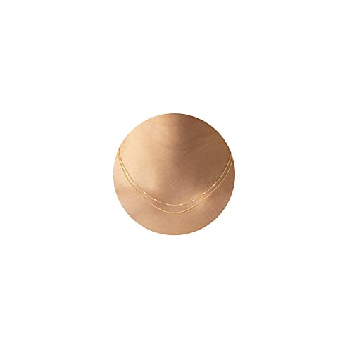 CHESKY 14K Gold Plated Silver Dainty Satellite Choker Necklace for Women | Layered Beaded Chain Necklace, Thin Choker Jewelry, Dainty Gold necklace, Minimalist Trendy Jewelry, Daily Gift for Women - style: Satellite Dot-GD