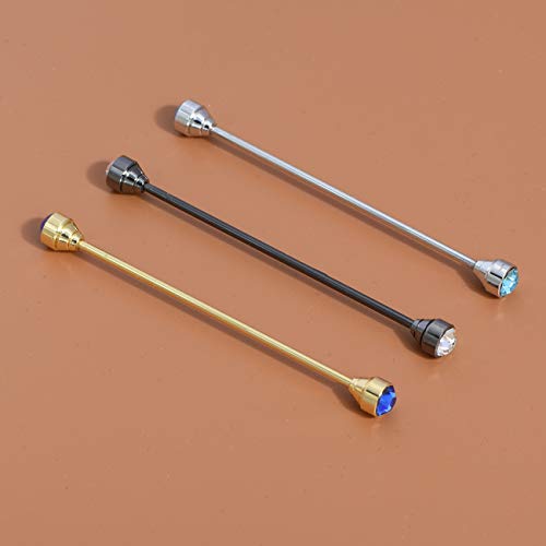 Sparkling Czech Crystal Stone Collar Bar Tie Necktie Pins Shirt Collar Stud Bar for Men with Gift Box - color: 3PCS Multicolor