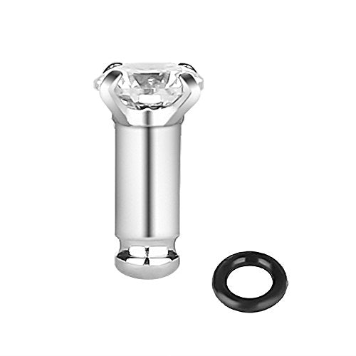 2/4/6/8 Gauge Earrrings Plugs Tunnels Gauges for Ears - color: steel3mm