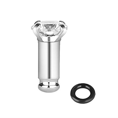 2/4/6/8 Gauge Earrrings Plugs Tunnels Gauges for Ears - color: steel3mm