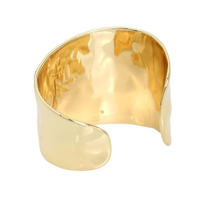 Robert Lee Morris Soho Hammered Cuff Bracelet - color: GOLD