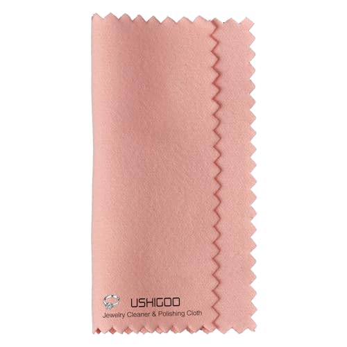 50pcs Jewelry Cleaning & Polishing Cloth for Silver,Gold,Platinum,Easy to Carry,Wipe and Care.Pre-Treated Ultrasoft Fabric with Tarnish Remover Jewelry Cleaner(3x3 Pink) - color: Pink