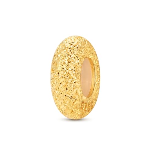 2pcs Stopper Spacer Beads for Pandora Bracelets, Sterling Silver Cross Ladybug Clip Spacer Charms For Bracelet DIY Jewelry Gift - color: Gold Plated CZ
