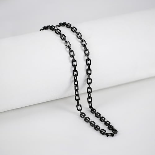 Stainless Steel Chain Necklaces,Rolo Chain Necklace for Men Women,Unique Fashion and Charm Jewelry, Silver Tone Chain,Stainless Steel Adjustable Link, Gifts for Friends/Husband/Dad - style: 1484