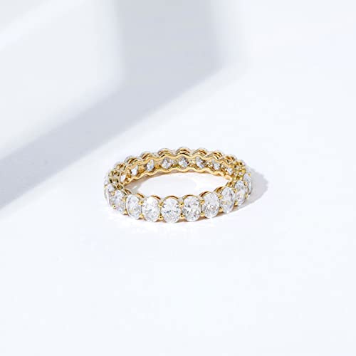 Amazon Essentials 14K Gold Plated Cubic Zirconia Stackable Statement Ring - color: Yellow Gold, size: 7