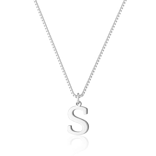 Foxgirl Gold Initial Necklaces for Women, Dainty Gold Letter Necklace Tiny A-Z Pendant Choker Necklace Trendy Cute Personalized Monogram Name Necklace Gold Jewelry Necklace for Women Gift | Tiny Letter Pendant on a Dainty Choker Chain, Personalized Everyd
