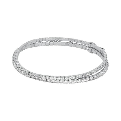 Michael Kors Silver-Tone Bracelet for Women; Bracelets; Jewelry for Women - color: Silver Stretch