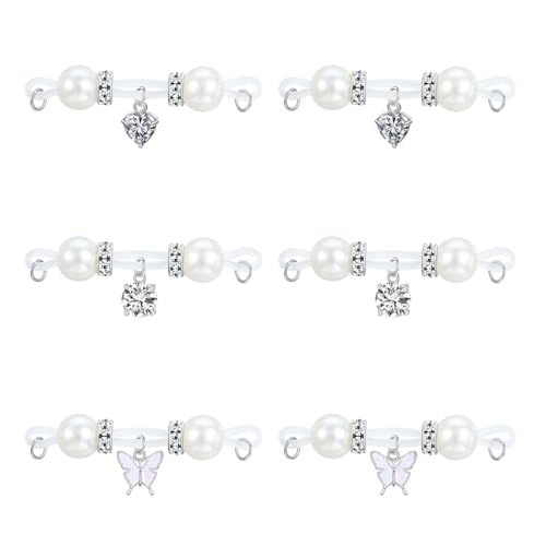 D.Bella Fake Nipple Rings Non Piercing Nipple Jewelry Bells Dangle Heart Butterfly Adjustable Nooses Faux Nipple Piercing Cute Body Jewelry - style: Style A