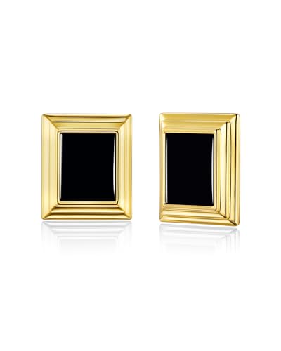 18K Gold Plated Burgundy Maroon Black Large Chunky Thin Ribbed Chamfered Square Geometric Dangle Stud Statement Earrings for Women by SNGIA , Big Tropical Button Bohemian Handmade Trendy Baroque Enamel Vacation Summer Chandelier Drop Jewelry Gifts, Rectan