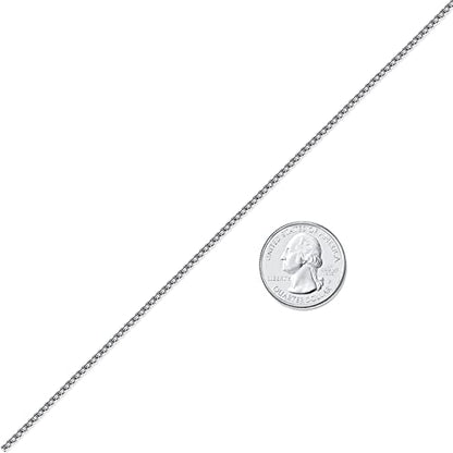 FOSIR Mens Chain Necklaces, Stainless Steel Rolo Chain Necklace for Men and Women, Silver Tone Box Chains for Men, Wide 2/3/4/5mm - size: 26.0 Inch long, style: 2mm-stainless steel