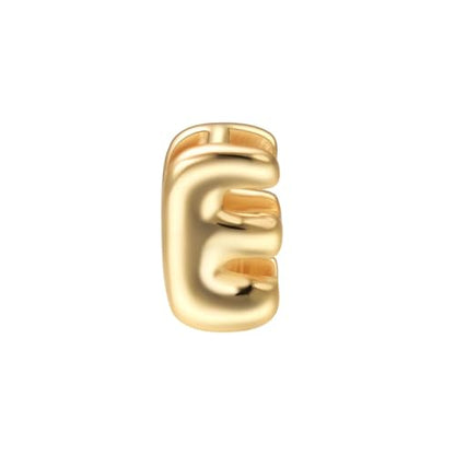 Initial Pendant Gold DIY Name Necklace Accessories Suitable for 1mm Chain - style: Letter-E