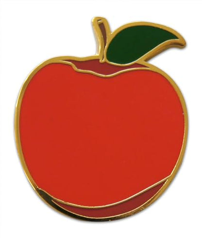 Novel Merk Fruit Lemon, Strawberry, or Orange Appreciation Lapel Pin, Hat Pin & Tie Tack Set with Clutch Back - style: 3-Mixed Lemon, Cherry, & Apple