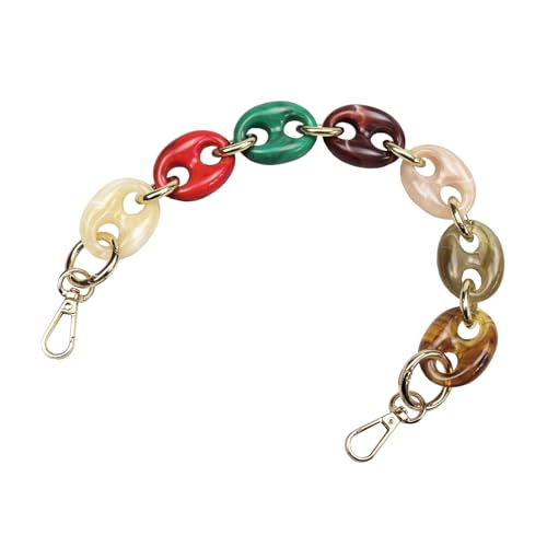 Acrylic Resin Chain for Purse,Handbag Decoration Chain Strap,Bag Accessories Chain Charms - color: Big Nostril/Color/40cm
