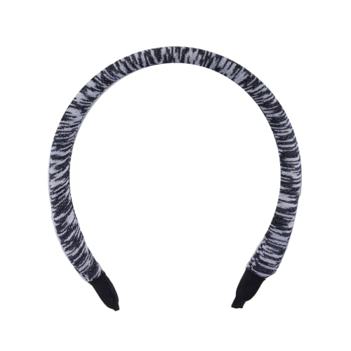 Padded Headband for Women for Women (Grey Stripe) - color: Striped Grey