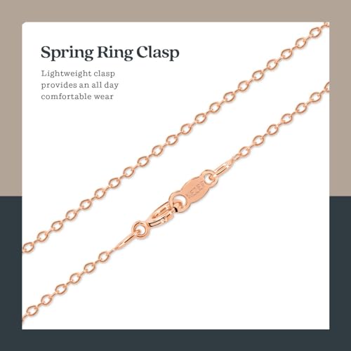 KEZEF 18K Gold Plated 925 Sterling Silver Box Chain Necklace for Women, 1mm Thin & Sturdy Italian Chain Necklace, Rose Gold & Silver Available, 15/16/18/20/22/24/30 Inch - color: Sterling Silver, size: 18 Inch (Popular Women's Length)