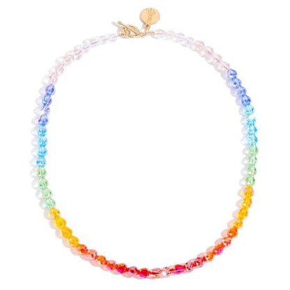 Coiris 3 Layers Illusion Wire Beaded Statement 19.5" Necklace for Women - color: N0160-C